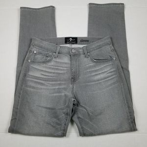7FAM 7 For All Mankind Gray Slimmy Jeans